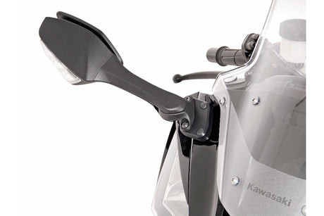 Mirror Extension Kawasaki ZX - 6R 636 / ZX - 10R / Ninja 300 Profile Black - SW - Motech UK