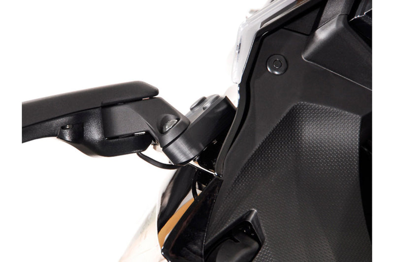 Mirror Extension Kawasaki ZX - 6R 636 / ZX - 10R / Ninja 300 Profile Black - SW - Motech UK