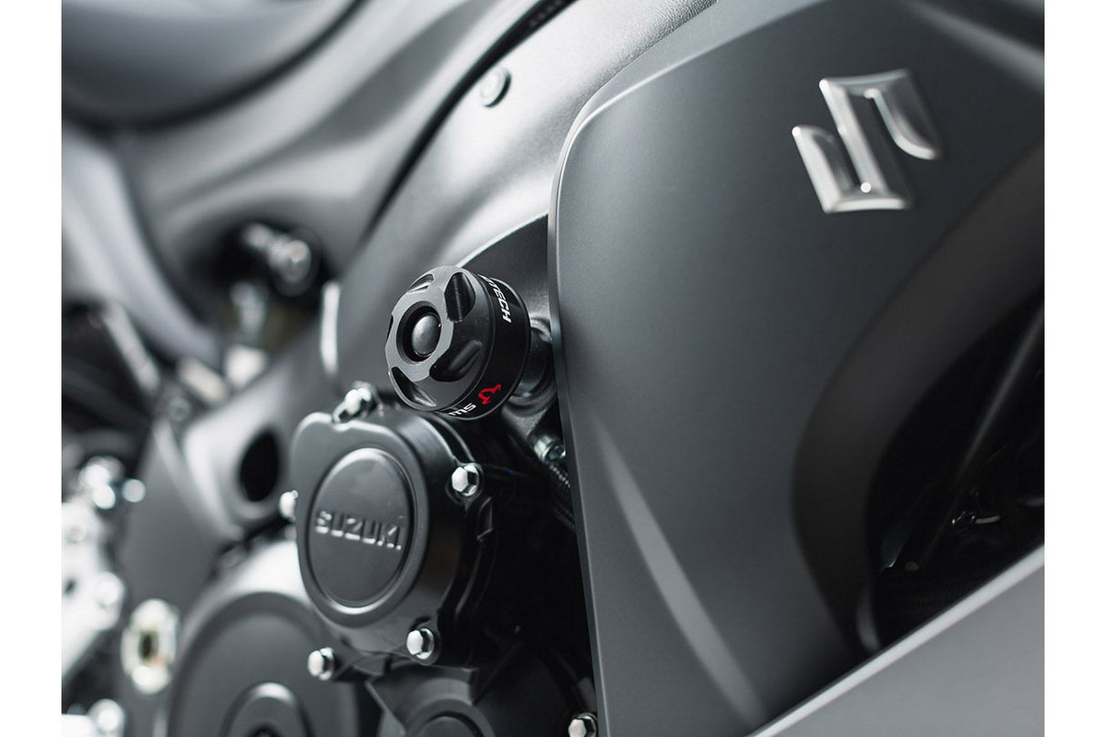 Mounting kit for EVO footrest Black. Yamaha TÈnÈrÈ 700 Modelle (19 - ). - SW - Motech UK