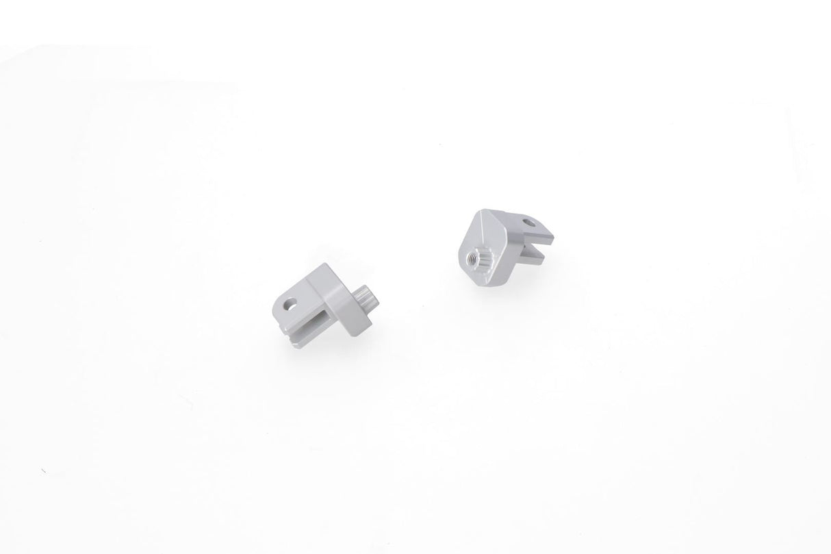 Mounting kit for EVO footrests Silver. Yamaha Tracer 9 (20 - ). - SW - Motech UK