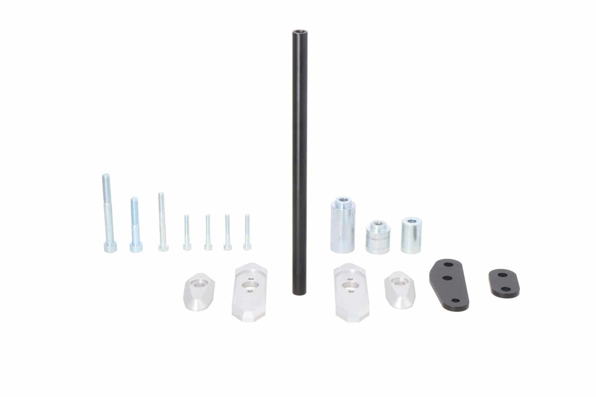 Mounting kit for frame slider Black Kawasaki ER-6n (12-16) - SW-Motech UK