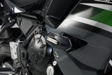 Mounting kit for frame slider with adapters Black Kawasaki Ninja 650 (16-) - SW-Motech UK