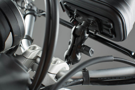 Pivoted Socket Arm 3 Inch / 762 cm Black - SW - Motech UK