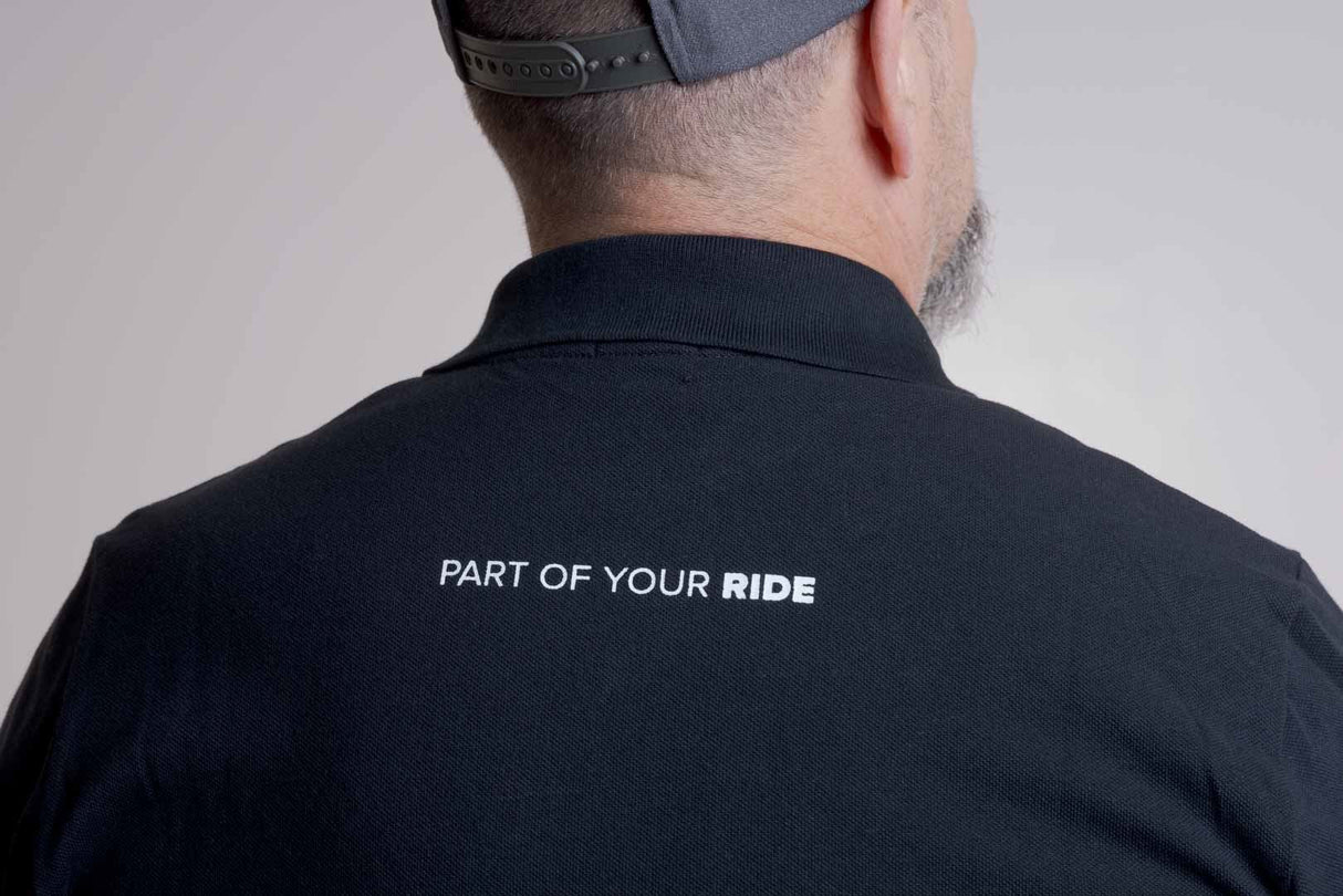 Polo shirt Core Line. Black. Men. Size 4XL. - SW - Motech UK