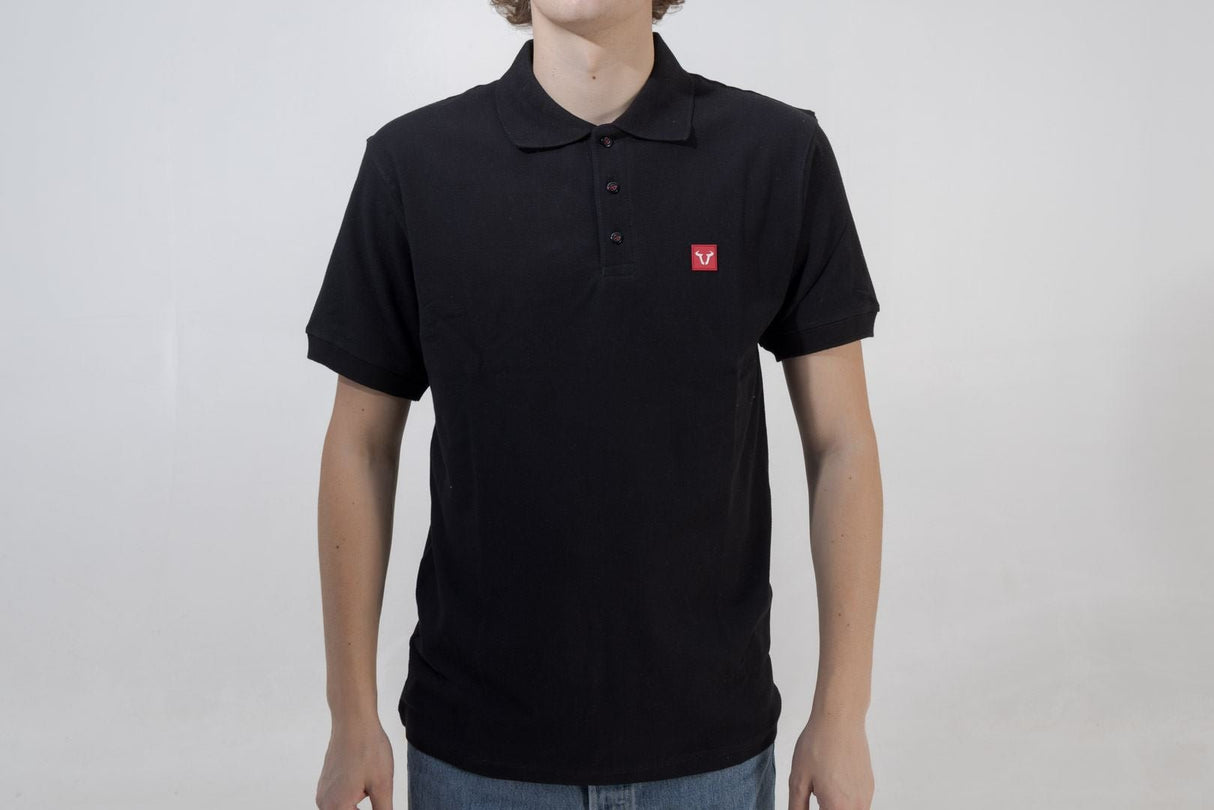 Polo shirt Core Line. Black. Men. Size M. - SW - Motech UK