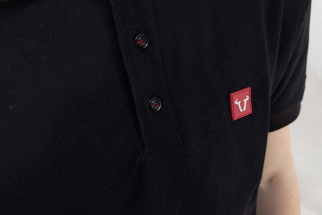 Polo shirt Core Line. Black. Men. Size XL. - SW - Motech UK