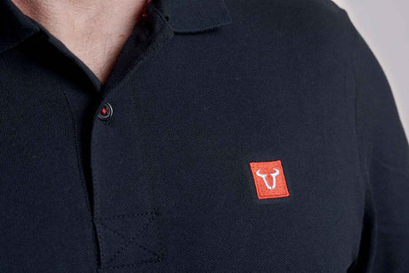 Polo shirt Core Line. Black. Men. Size XXL. - SW - Motech UK