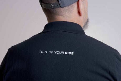 Polo shirt Core Line. Black. Men. Size XXL. - SW - Motech UK