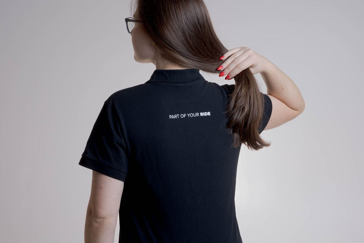 Polo shirt Core Line. Black. Women. Size L. - SW - Motech UK