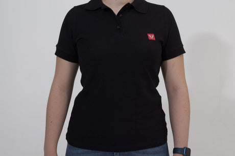 Polo shirt Core Line. Black. Women. Size M. - SW - Motech UK