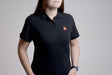 Polo shirt Core Line. Black. Women. Size XL. - SW - Motech UK