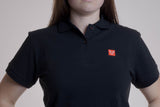 Polo shirt Core Line. Black. Women. Size XL. - SW - Motech UK