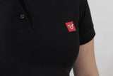 Polo shirt Core Line. Black. Women. Size XS. - SW - Motech UK