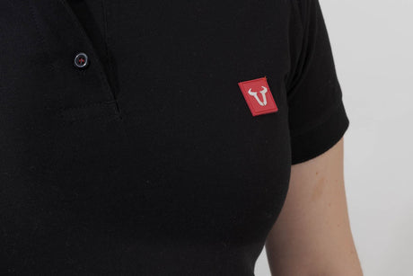 Polo shirt Core Line. Black. Women. Size XS. - SW - Motech UK