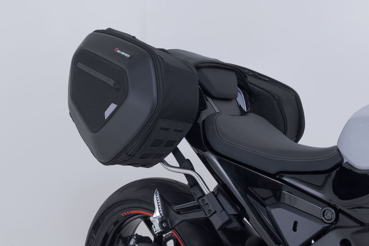 PRO BLAZE H saddlebag set Black. CFMoto 675SR - R (25 - ). - SW - Motech UK