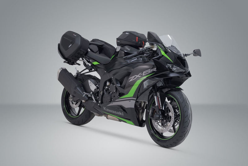 PRO BLAZE H saddlebag set Black. Kawasaki ZX - 6R (23 - ). - SW - Motech UK