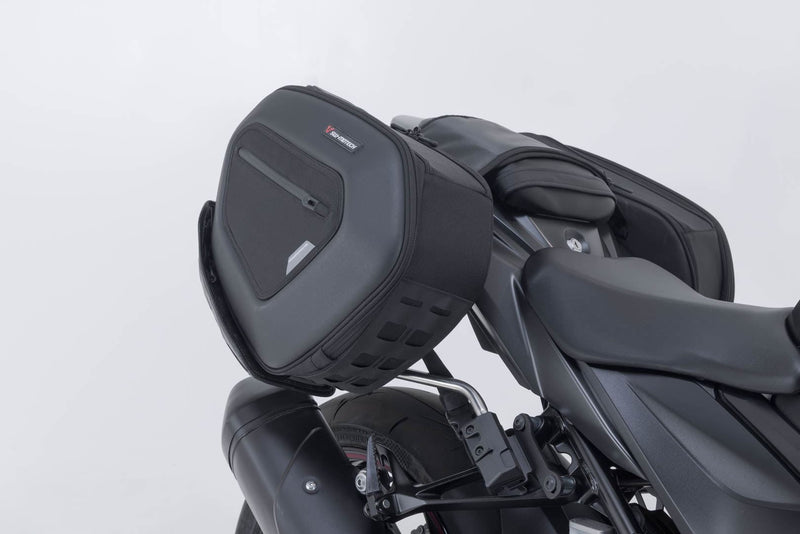 PRO BLAZE H saddlebag set Black. Suzuki GSR750 (11 - 16)/ GSX - S750 (16 - ). - SW - Motech UK