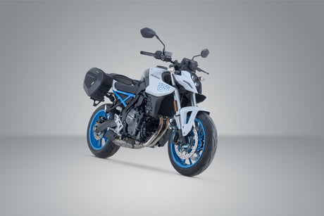 PRO BLAZE H saddlebag set Black. Suzuki GSX - 8S / GSX - 8R (22 - ). - SW - Motech UK