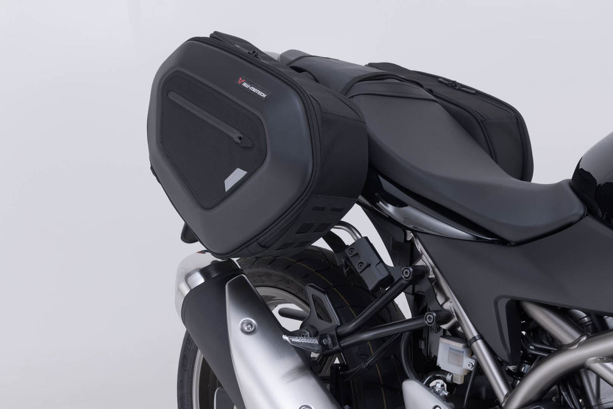 PRO BLAZE H saddlebag set Black. Suzuki SV650 ABS (15 - ) SV650 X (18 - ). - SW - Motech UK