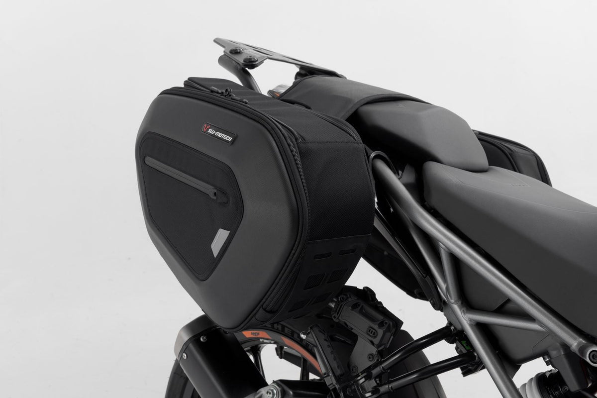 PRO BLAZE H Saddlebag Set KTM 125 / 390 Duke (17-) Black - SW-Motech UK