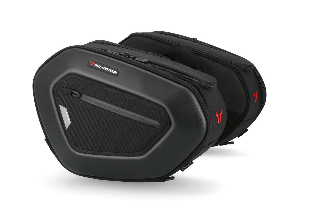 PRO BLAZE H Saddlebag Set Triumph Speed Triple S (18-) Black - SW-Motech UK