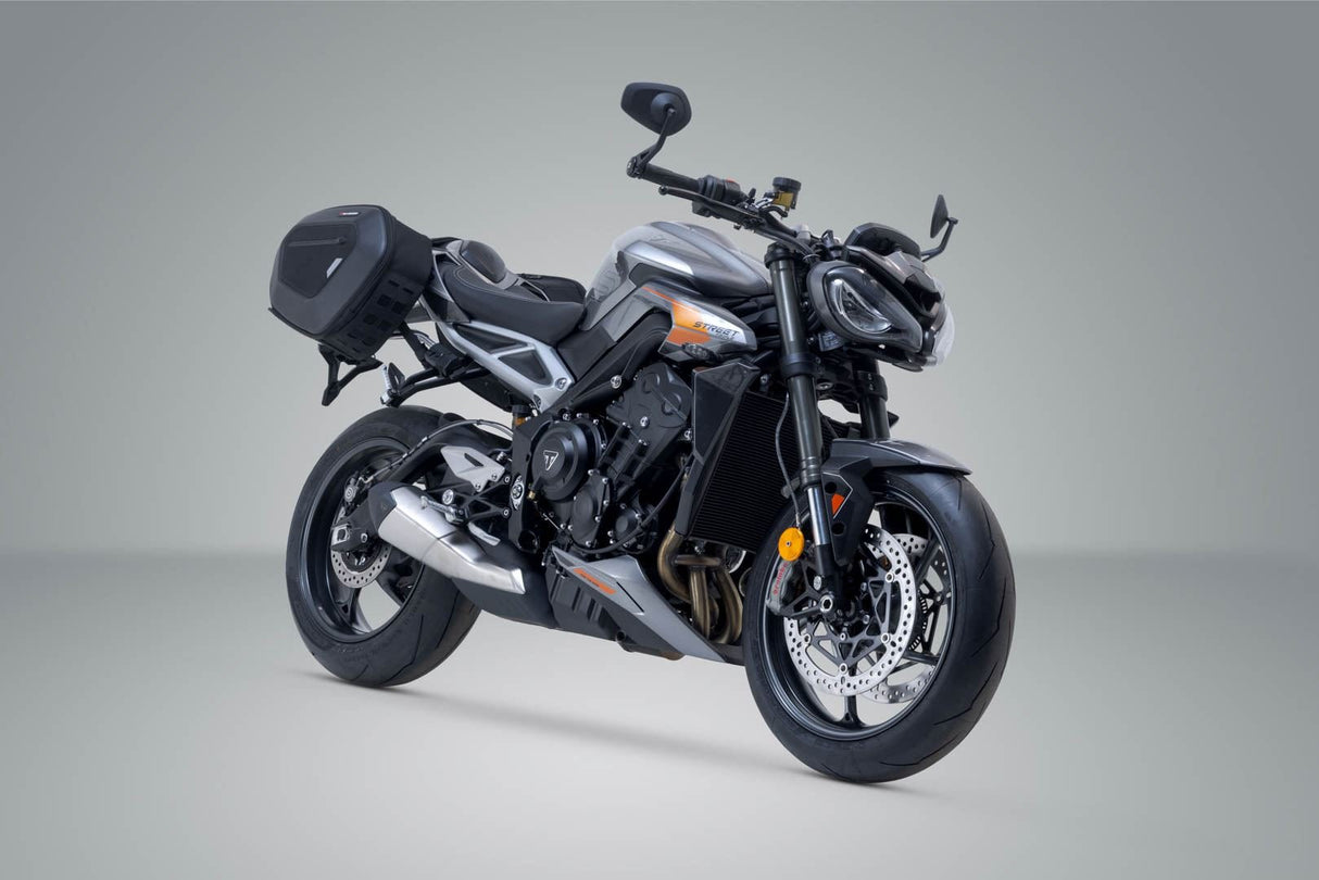 PRO BLAZE H saddlebag set Triumph Street Triple 765 (19 - ) Black - SW - Motech UK