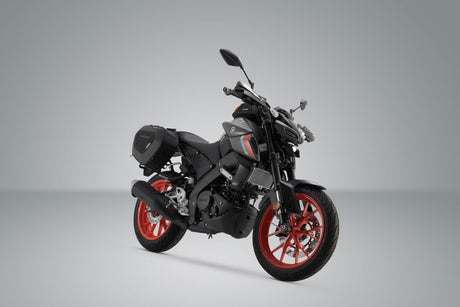 PRO BLAZE H Saddlebag Set Yamaha MT - 125 (18 - ) Black - SW - Motech UK