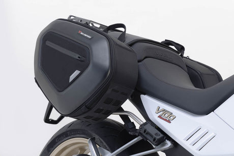 PRO BLAZE saddlebag set Moto Guzzi V100 Mandello/S (22 - ) Black - SW - Motech UK
