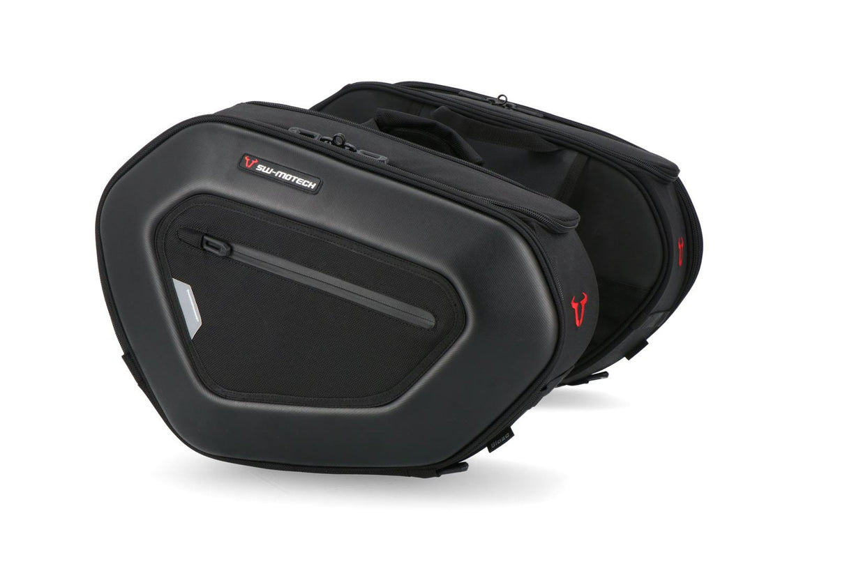 PRO BLAZE Saddlebags 1680D Ballistic Nylon In pairs Black - SW - Motech UK