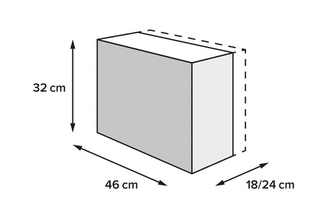 PRO BLAZE Saddlebags 1680D Ballistic Nylon In pairs Black - SW - Motech UK