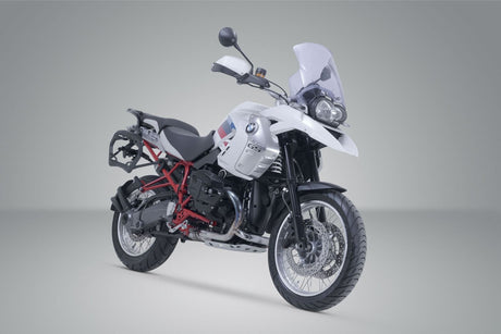PRO side carrier Black. BMW R1200GS (04 - 12) / Adv (06 - 13). - SW - Motech UK