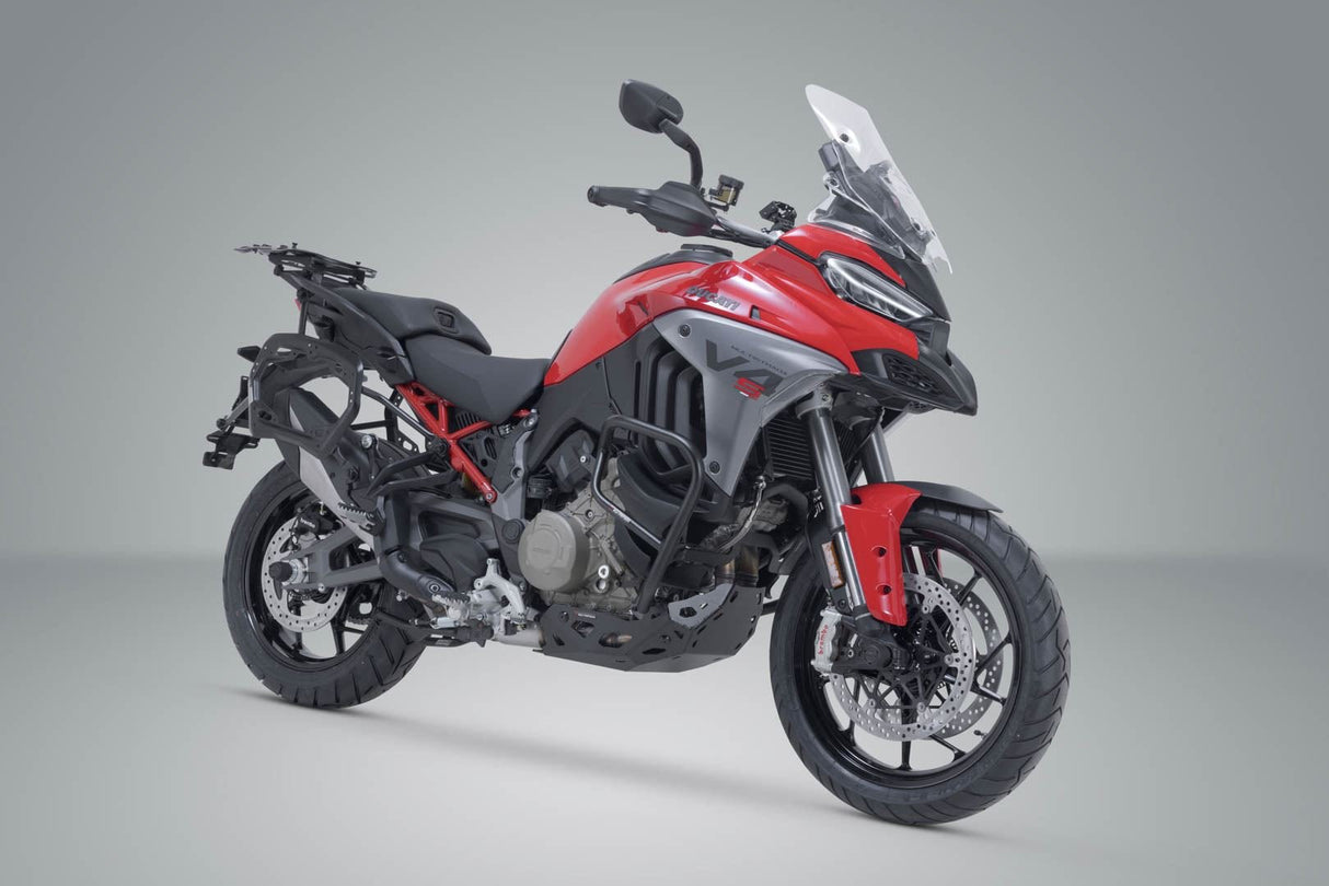 PRO side carrier Black. Ducati Multistrada V4 (20 - ). - SW - Motech UK