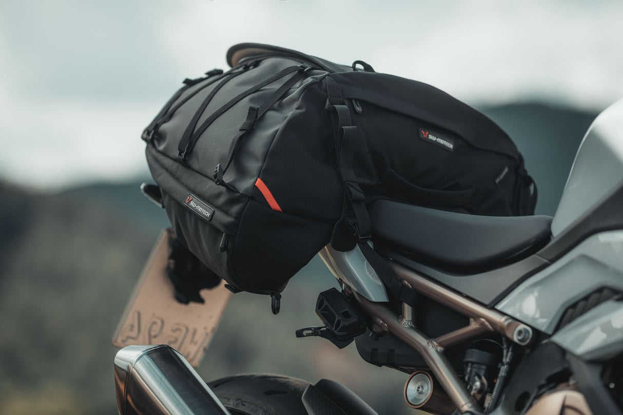PRO Tail Bag Cargobag 1680D Ballistic Nylon 50 litre Black/Anthracite - SW - Motech UK