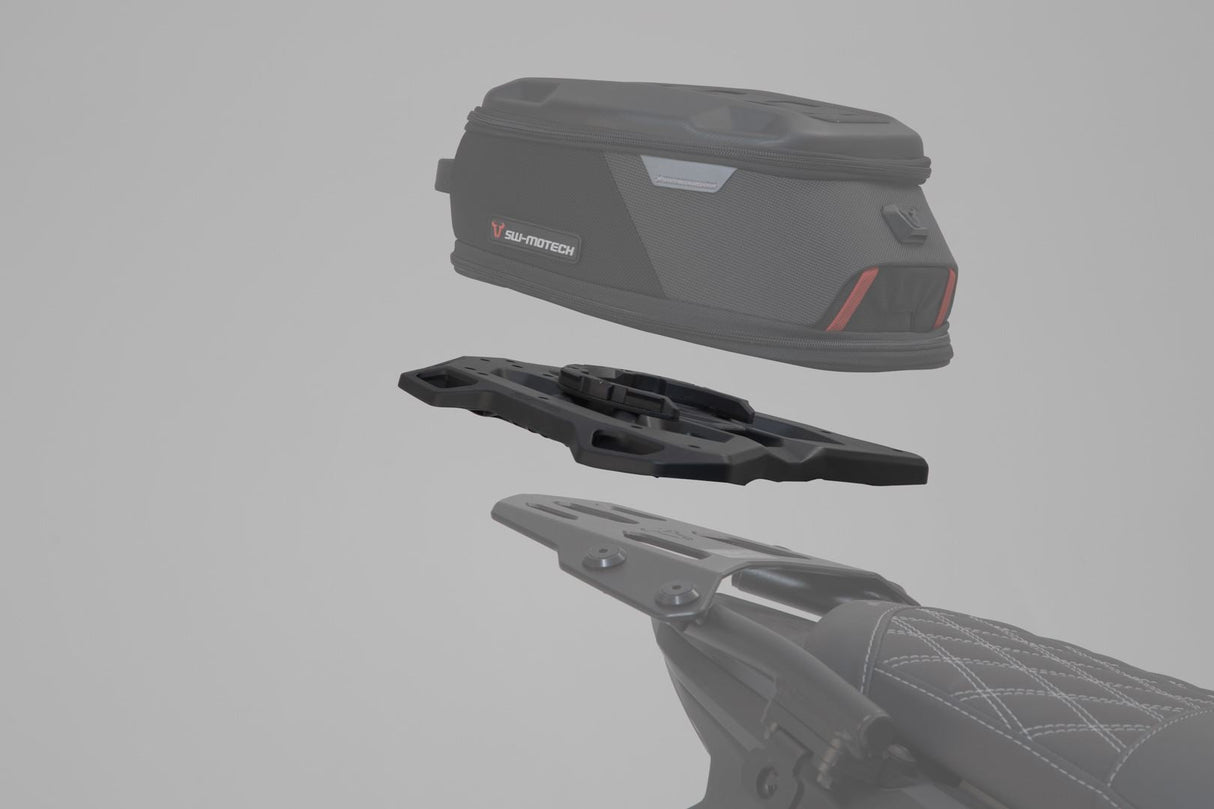 PRO tank ring adapter kit for Street - Rack For PRO tank bags With adapter plate Black - SW - Motech UK