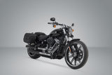 SLH Side Carrier LH1 Left Harley Davidson FatBoy /S, Breakout/S (17-) - SW-Motech UK