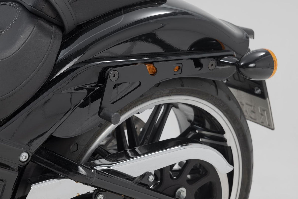 SLH Side Carrier LH1 Left Harley Davidson FatBoy /S, Breakout/S (17-) - SW-Motech UK