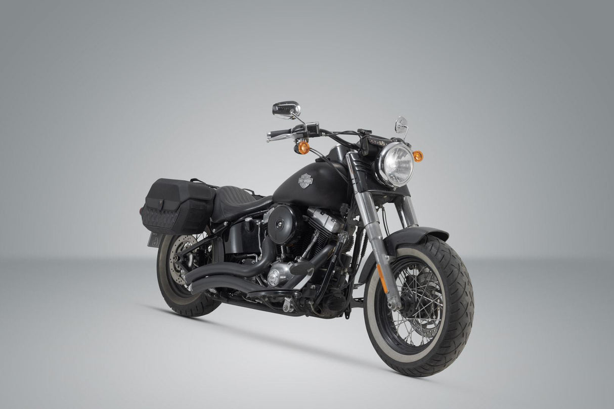 SLH Side Carrier LH1 Left Harley Davidson Softail Slim (12 - 17) - SW - Motech UK