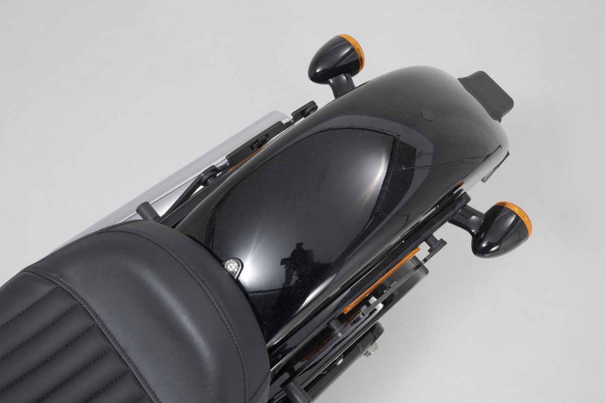 SLH Side Carrier LH1 Left Harley Davidson Street Bob/Slim/Standard - SW-Motech UK