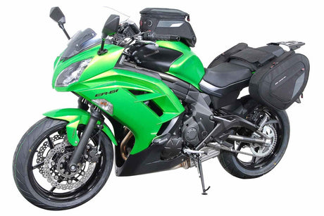 Slider set for frame Black Kawasaki ER - 6f (12 - 16) - SW - Motech UK