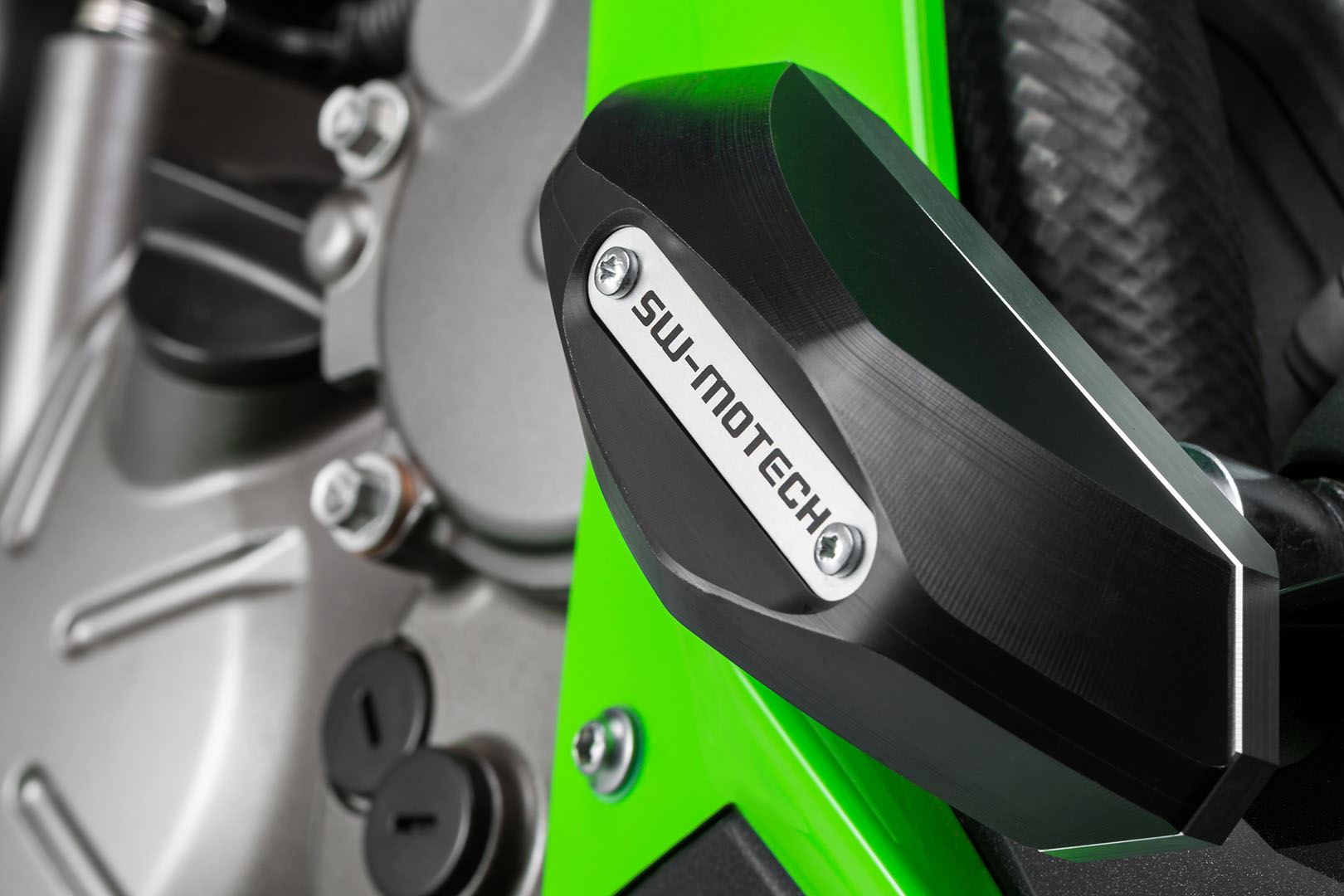 Slider set for frame Black Kawasaki Ninja ZX-6R 636 (13-) – SW