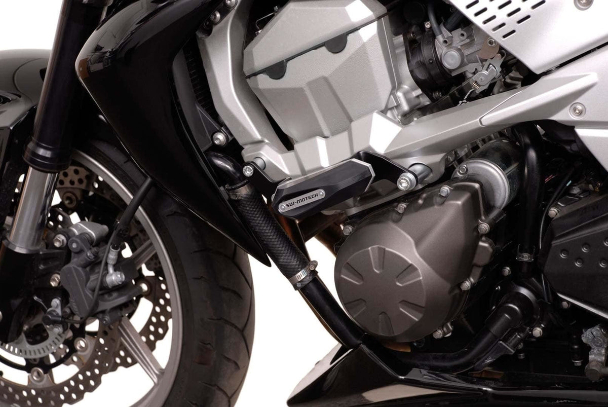 Slider set for frame Black Kawasaki Z750 (07-12) Z750R (11-12) - SW-Motech UK
