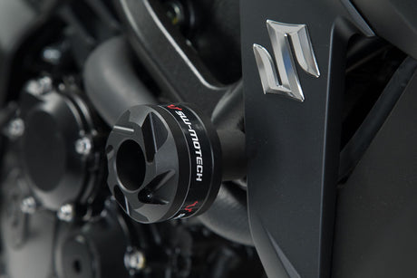 Slider set for frame Black Yamaha MT - 03 (16 - )/Suzuki GSX - S750 (17 - ) - SW - Motech UK