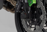 Slider set for front axle Black. Kawasaki Versys 650 (07 - 09) / (14 - ). - SW - Motech UK