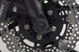 Slider set for front axle Black. Kawasaki Versys 650 (07 - 09) / (14 - ). - SW - Motech UK