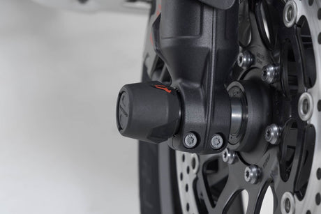 Slider Set for Front Axle BMW F800R,R1200,R1250,RnineT,S1000XR Black - SW - Motech UK