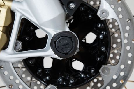 Slider Set for Front Axle BMW R 1200 GS / RT, R 1250 GS / RT Black - SW - Motech UK