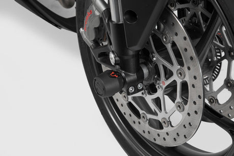 Slider Set for Front Axle Kawasaki Z900 (16 - ) Black - SW - Motech UK