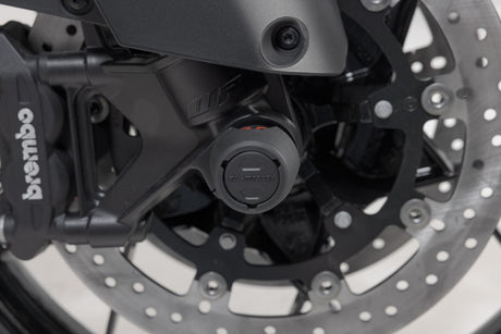 Slider Set for Front Axle KTM 790 Adventure/ 790 Adventure R Black - SW - Motech UK