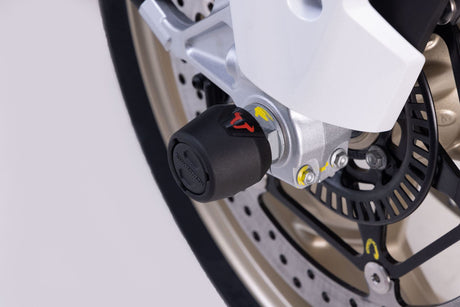 Slider set for front axle Moto Guzzi V100 Mandello/S (22 - ) Black - SW - Motech UK