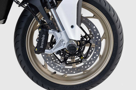 Slider set for front axle Moto Guzzi V100 Mandello/S (22 - ) Black - SW - Motech UK